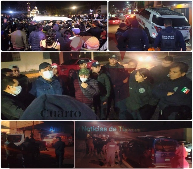 En libertad, presuntos asaltantes de transporte público rescatados por la Policía Estatal en Zacatelco