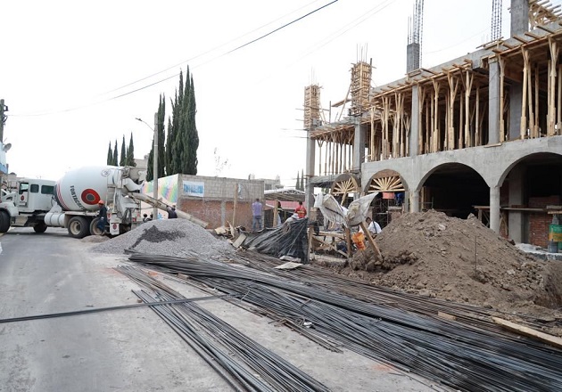 Registra construcción de la nueva Presidencia de Chiautempan más del 70 % de avance en su primera etapa