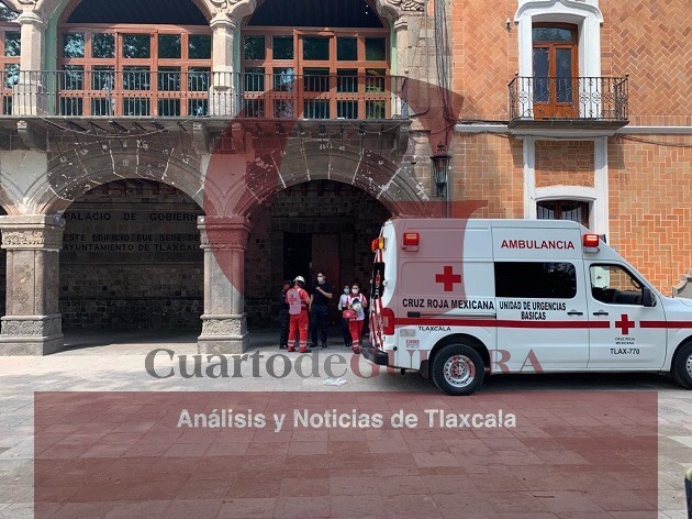 Emergencia médica pone en jaque al Palacio de Gobierno