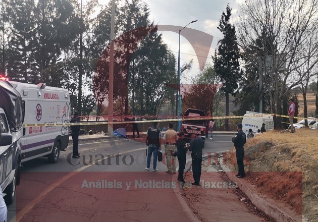 Muere motociclista tras chocar contra un poste, en Nativitas