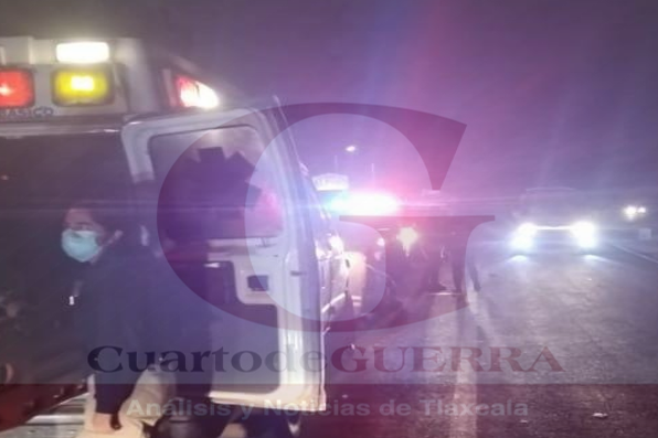 Motorista resulta lesionado tras presumiblemente ser atropellado, en Muñoz