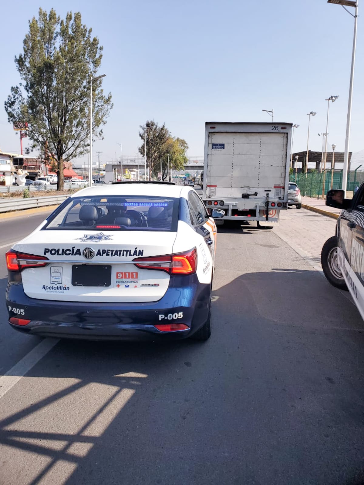 Frustra la Policía Municipal de Apetatitlán asalto a un camión repartidor