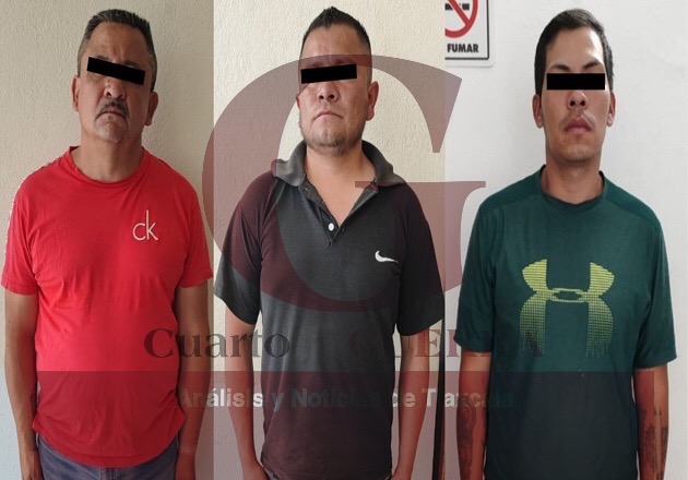 Detienen a tres asaltantes de transporte público en Teolocholco