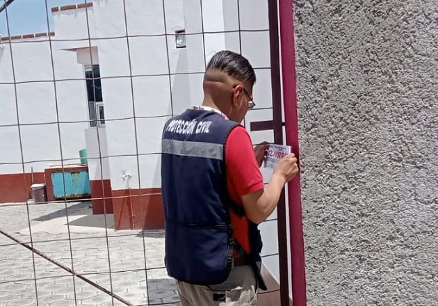 Por no contar con permisos de funcionamiento clausura establecimiento Protección Civil de Huamantla