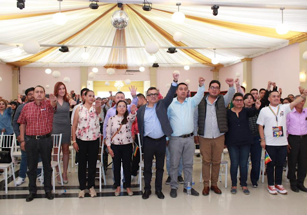 Toman protesta a Comités Municipales del Distrito 3 'En Tlaxcala Con Marcelo Sí'