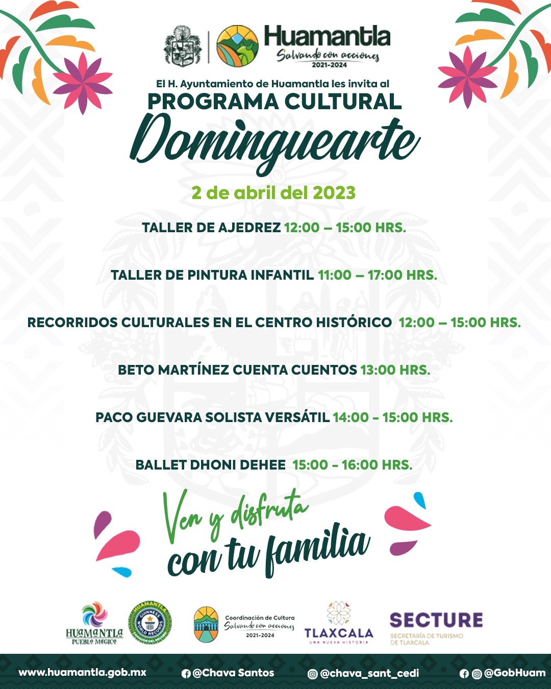 Vive momentos inolvidables en familia con el programa cultural ‘Dominguearte’