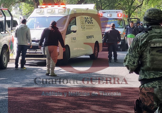 Maniatado y quemado ubican sin vida a un hombre, en Tetlatlahuca