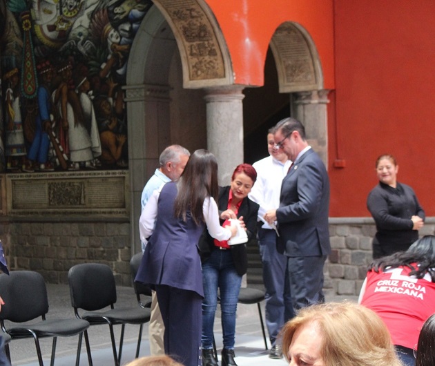 Asiste diputada María Guillermina Loaiza al arranque de la colecta de Cruz Roja Mexicana 2023