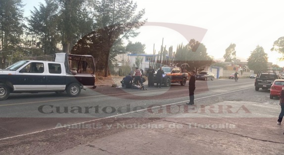Accidentes de carretera dejan dos lesionados, en Totolac