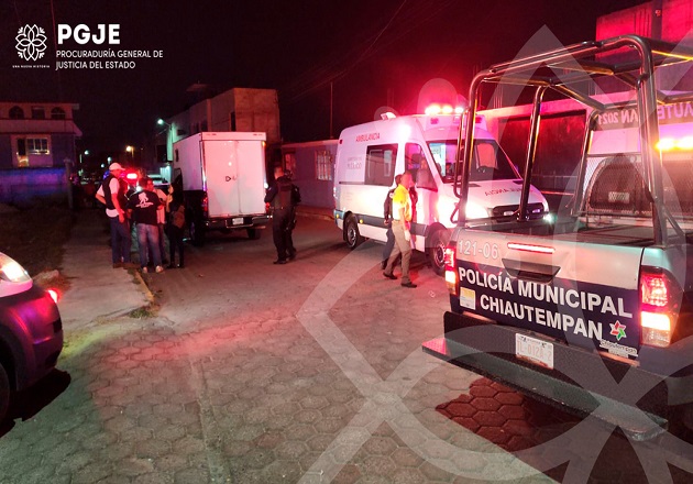 PGJE inicia carpeta de investigación por lesiones a dos masculinos en el municipio de Chiautempan