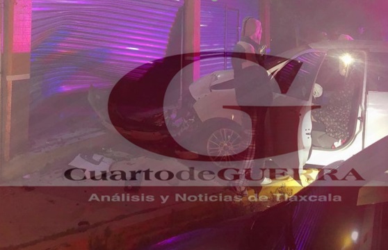 Por manejar en estado de ebriedad,  ocasionan accidentes, en Tzompantepec