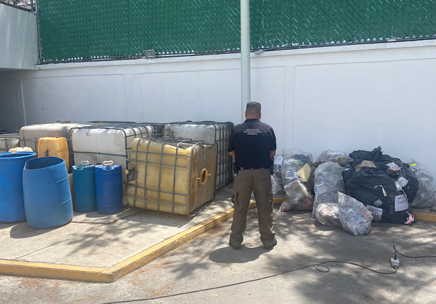 FGR incinera narcótico, destruye piratería y otros objetos del delito, en Tlaxcala