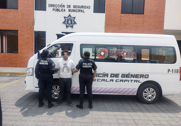 Responde Policía de Tlaxcala Capital a llamado de auxilio por violencia familiar
