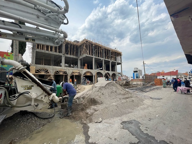 Concluye primera etapa de construcción de la nueva presidencia de Chiautempan