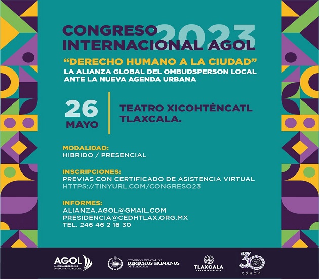 Tlaxcala albergará el Congreso Internacional ‘Derecho Humano a la Ciudad’