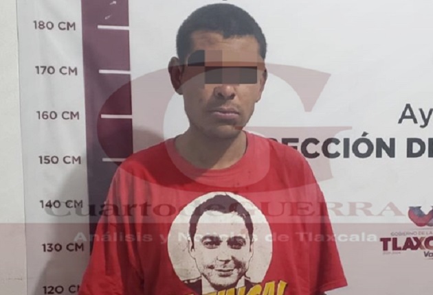 Atrapan a presunto ladrón de vehículo, en Atempan, Tlaxcala