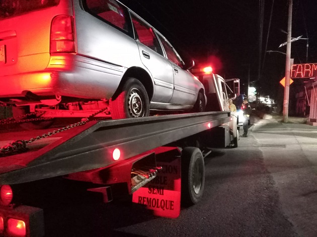 En coordinación con otras corporaciones, Policía de Apetatitlán recupera vehículo robado