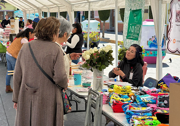Realiza Ayuntamiento de Huamantla Gran 'Expo Venta  de Emprendedoras' para apoyar el consumo local