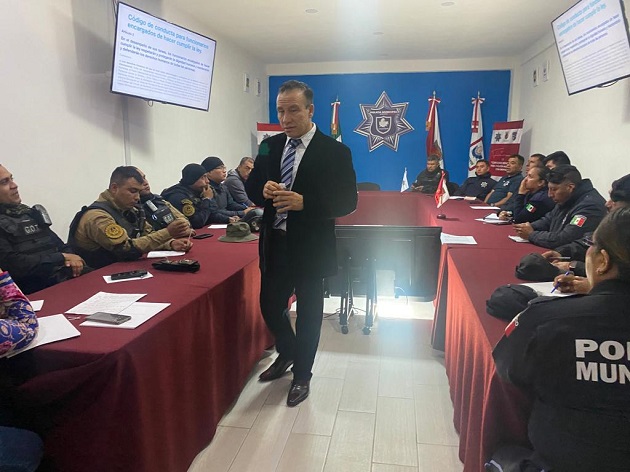 Capacitan como 'Primer Respondiente' a Policía de Chiautempan
