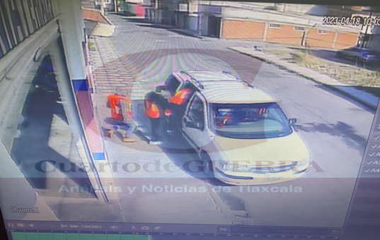 Asaltan negocio de materiales, en Chiautempan