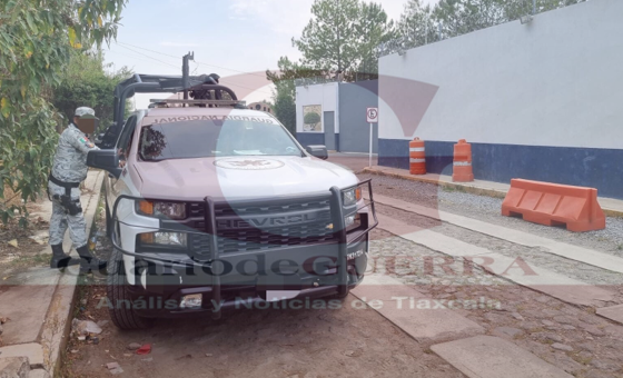 Resguardan la Fiscalía General de la República, sede Tlaxcala, por posible detención de célula criminal