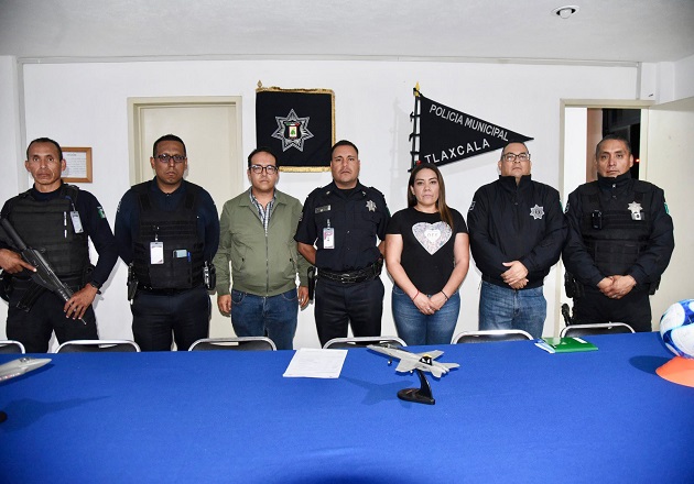 Nombran al comandante José Juan Ortíz encargado de la Policía de la Ciudad de Tlaxcala