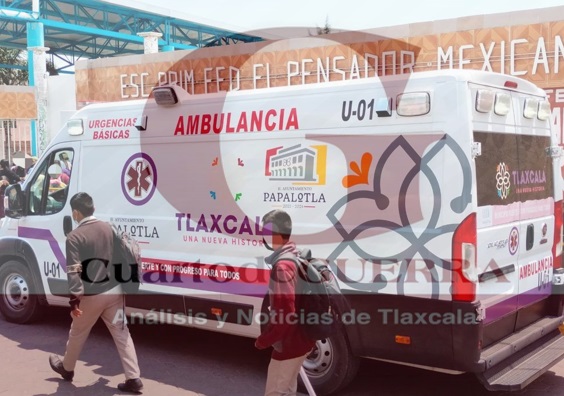 Se desmayan alumnos de primaria 'Pensador Mexicano' de San Pablo del Monte, por juego espiritista