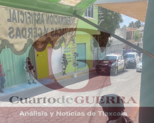 Golpean con martillo a un hombre para asaltarlo dentro de su negocio, en Ixtulco, Tlaxcala
