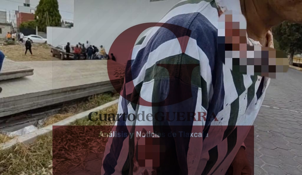 Por disputa de un terreno, se registra riña y resulta herido un hombre, en Zacatelco