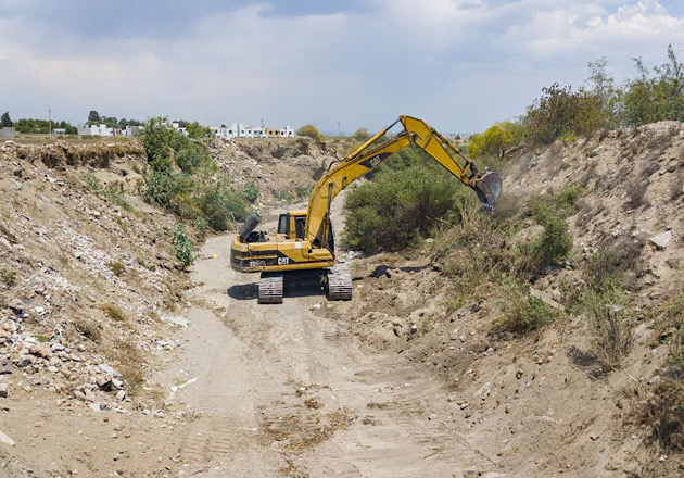Realiza Ayuntamiento de Huamantla acciones de desazolve para proteger a la ciudadanía en temporada de lluvias