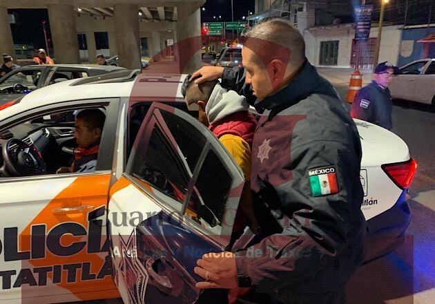 Aseguran a etílicos, armados y con estupefacientes en operativo de Policía de Apetatitlán