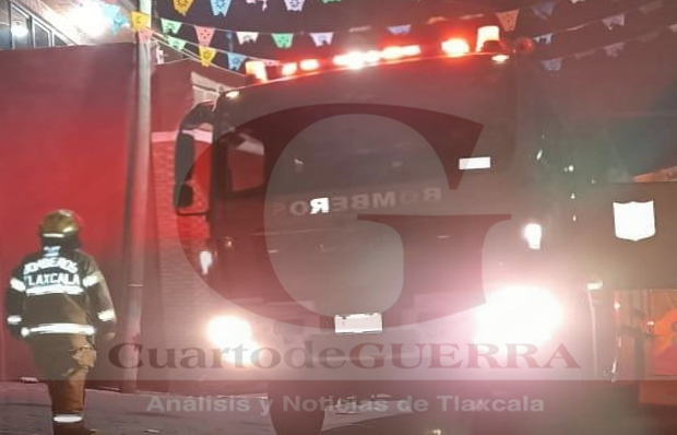 Se incendia cuarto de ceras de la Iglesia del Niño del Cerrito, en Nopalucan