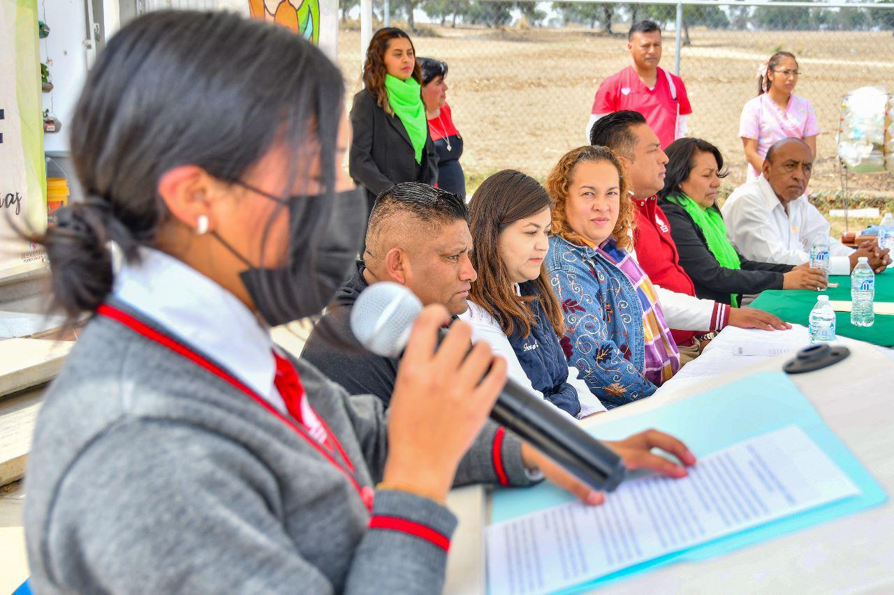 Entrega SMDIF Huamantla lentes gratuitos a estudiantes del Pueblo de San José Xicohténcatl