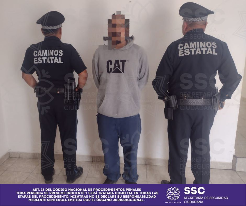 Asegura Policía Estatal a presunto narcomenudista, en Apizaco
