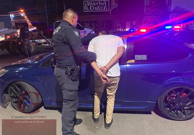 Operativo alcoholímetro en Apetatitlán deja a 16 personas aseguradas y casi 15 autos inmovilizados