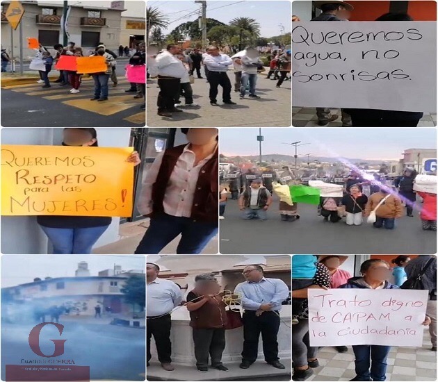 Se agudiza manifestación por falta de agua en Calpulalpan