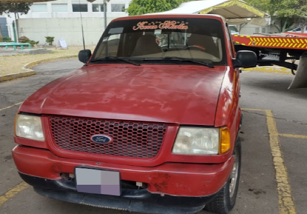 Asegura PGJE camioneta con reporte de robo en Puebla
