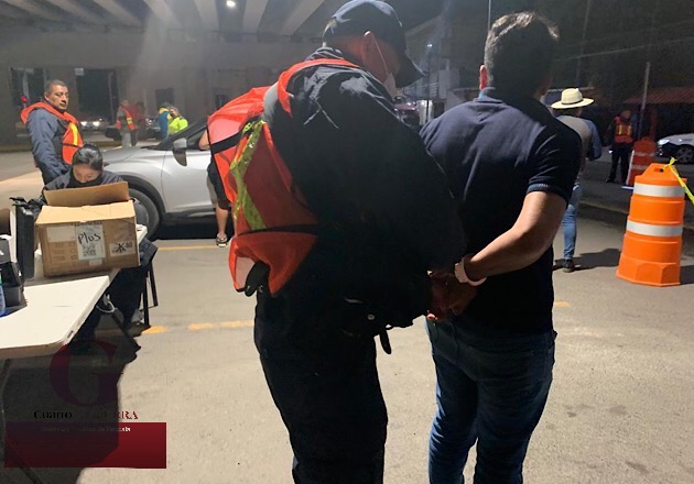 Aseguran a 14 personas en Operativo Alcoholímetro, en Apetatitlán