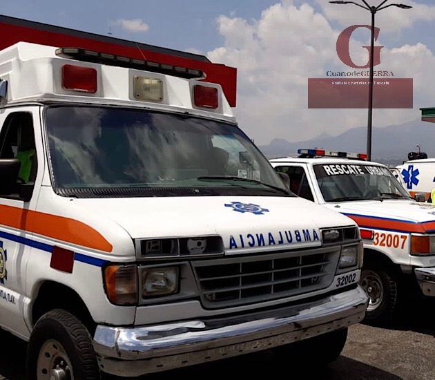 Hombre pierde el brazo con una cortadora de zacate, en Huamantla