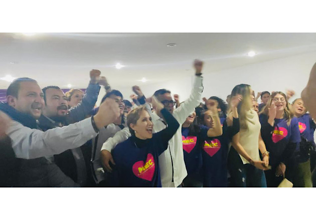 Martha Guzmán ex presentadora de televisión a nivel nacional apoya a Ebrard en Tlaxcala