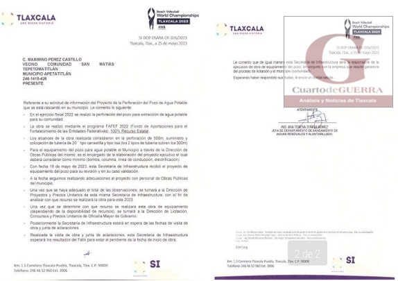 Presidente de comunidad de Tepetomatitlán pidió cooperación para obra pagada con recurso estatal, acusan