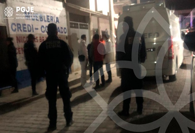 Abre PGJE carpeta de investigación por la muerte de una mujer y un hombre en Calpulalpan