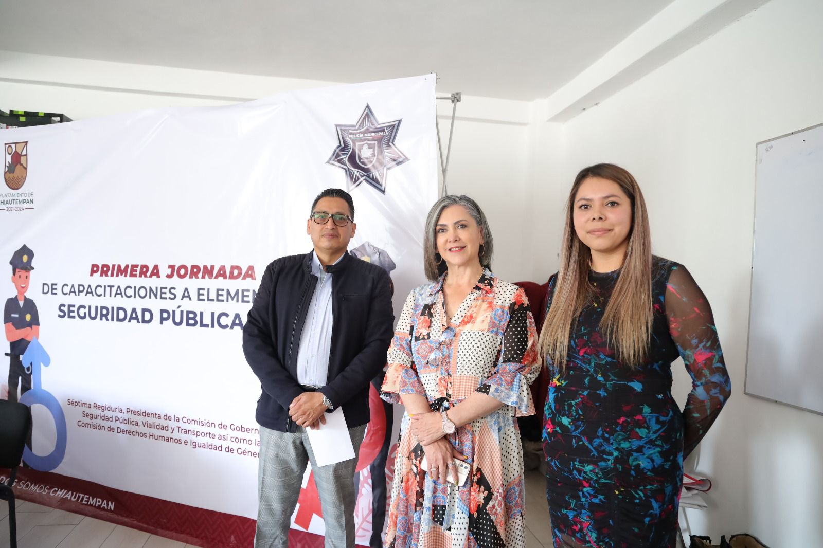 Recibe Policía de Chiautempan capacitación en materia de Derechos Humanos