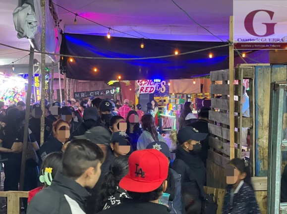 Detonan arma de fuego al interior del pabellón de la cerveza,  en la feria de Calpulalpan