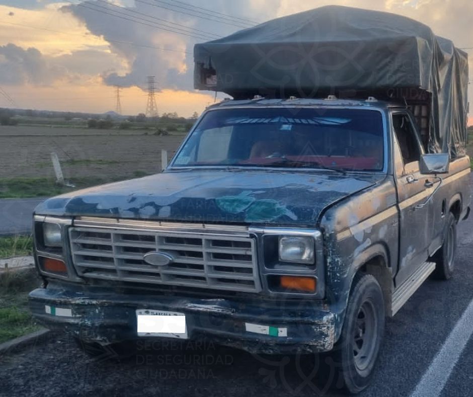 Asegura Policía Estatal 21 unidades vehiculares en municipios tlaxcaltecas