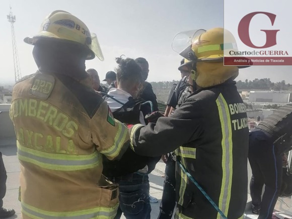 Migrante amenaza con volar tanque de gas en el Albergue Temporal para Niños Migrantes
