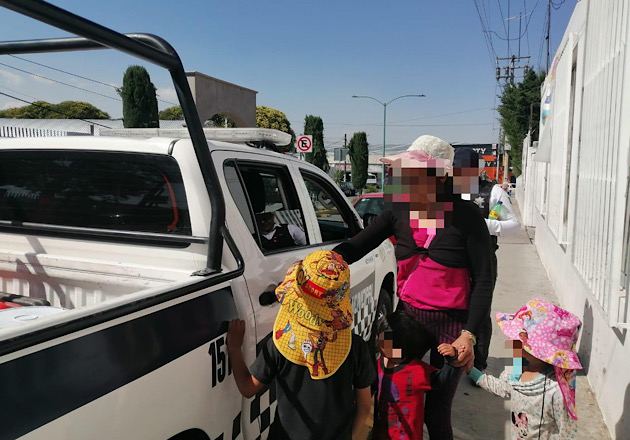 Con trabajo coordinado autoridades de Huamantla salvaguardan a una familia violentada