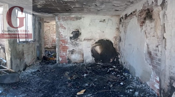 Familia pierde su hogar tras incendio, en Apizaco