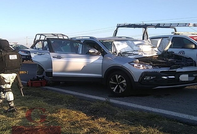 Choca camioneta contra tráiler sobre la México -Veracruz, en Huamantla