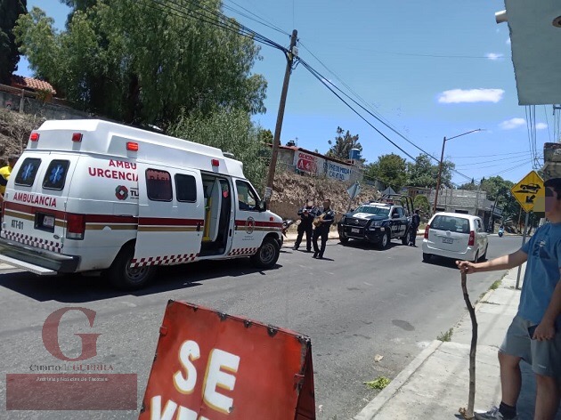 Recibe escarmiento posible ladrón, en Tizatlán, Tlaxcala